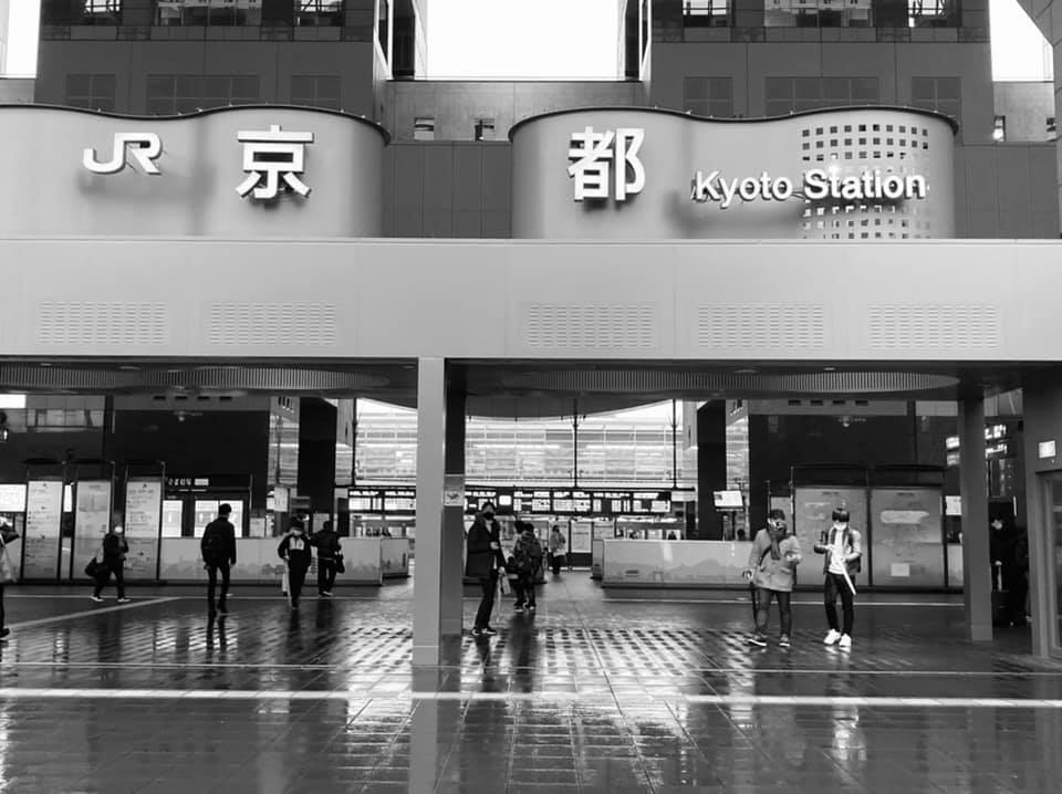 冷清的京都車站