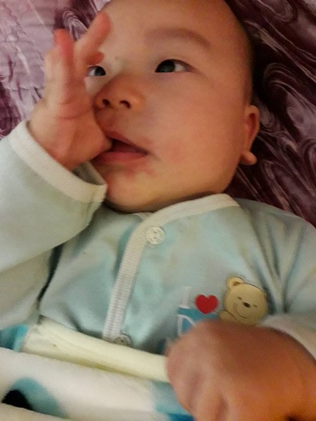 老二出生前一天